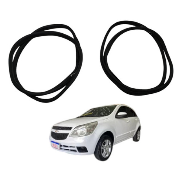 Par Borracha Traseira Agile 1.4 Ltz 2010 2011 2012 Gm
