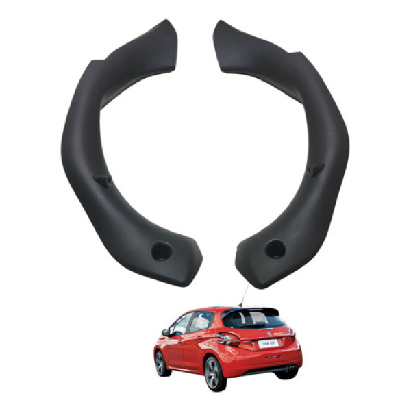 Acabamento Coluna Porta Malas Peugeot 208 2014