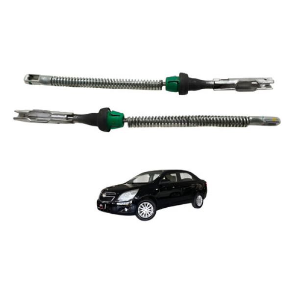 Par Cabo Freio Mão Espelho Roda Cobalt 2013 2014