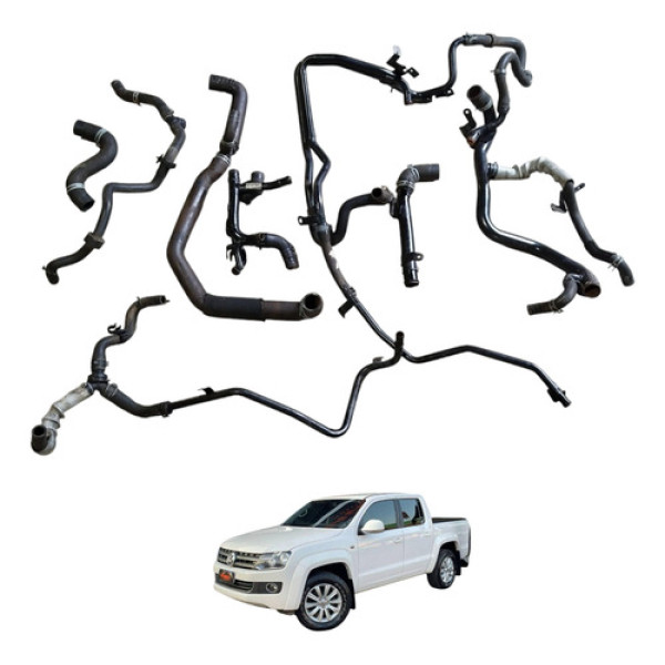 Kit Mangueira Água Arrefecimento Amarok 2.0 Biturbo 2011