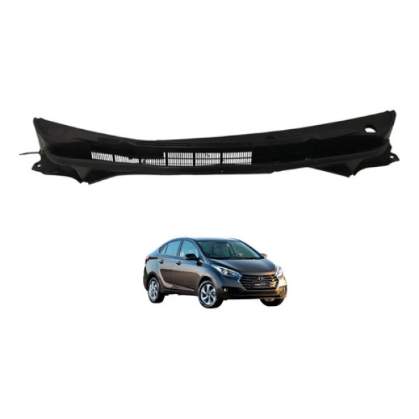 Grade Churrasqueira Hb20 2017 2018 Preto Fosco