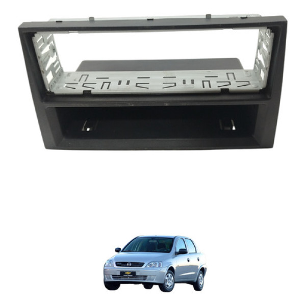 Acabamento Painel Rádio Corsa 2004 2005 Preto