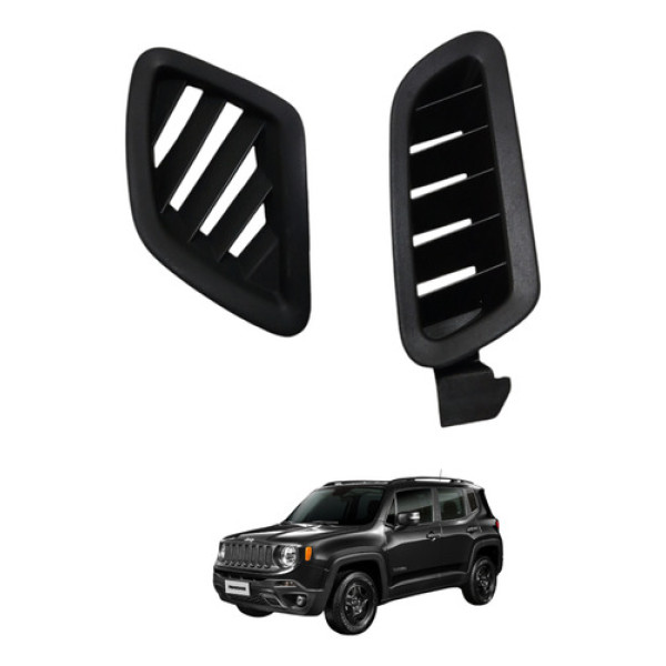 Par Tela Saída Ar Painel Jeep Renegade 1.8 2017 2018