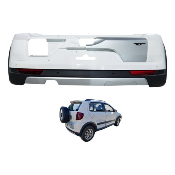 Parachoque Traseiro Crossfox 2013 2014