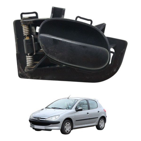 Maçaneta Interna Traseira Esquerda Peugeot 206 2008 2009