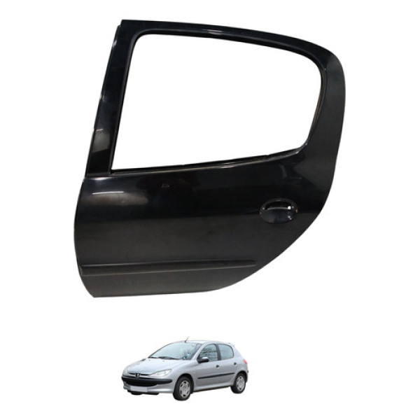 Porta Traseira Esquerda Peugeot 206 2008 2009