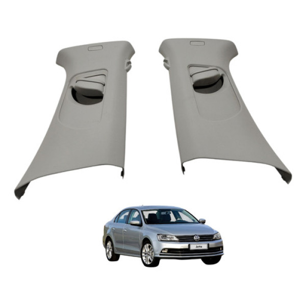 Acabamento Coluna Central Volkswagen Jetta Tsi 2013 2014