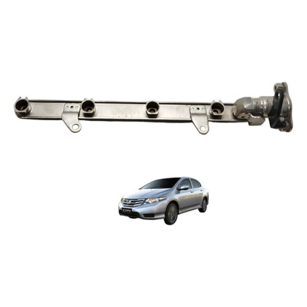 Flauta Bico Injetor Partida Frio Honda City 1.5 2013 2014