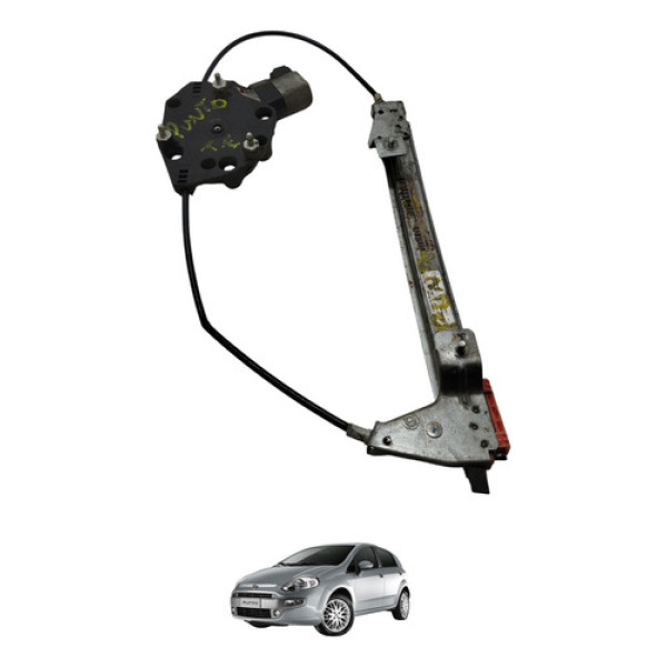 Máquina Vidro Traseiro Esquerdo Punto 2013 2014