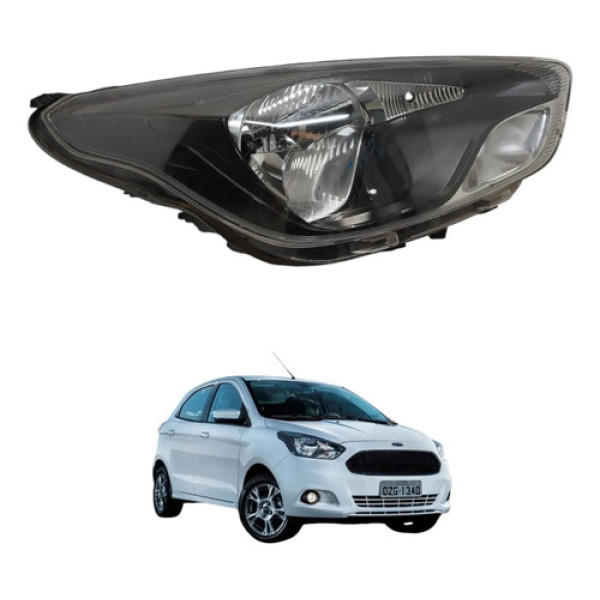 Farol Direito Passageiro Ford Ka 2015 2016 2017  Detalhe Direito/passageiro