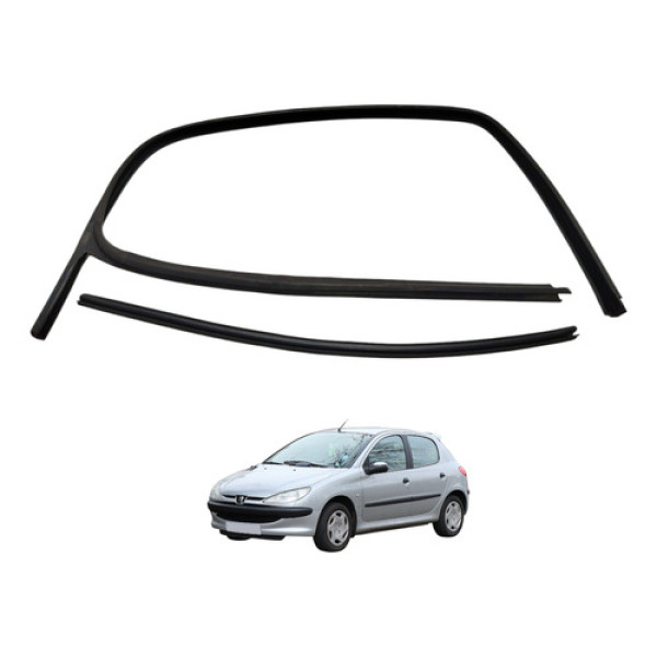 Pestana Porta Traseira Esquerda Peugeot 206 1.4 2008 2009