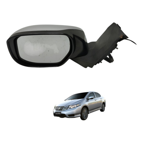 Retrovisor Esquerdo Honda City 1.5 2013 2014 Detalhe