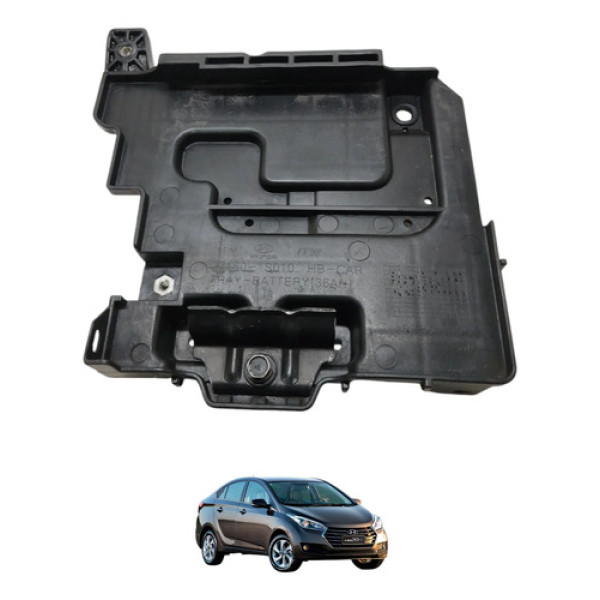 Caixa Suporte Bateria Hyundai Hb20 2017 2018 Preto