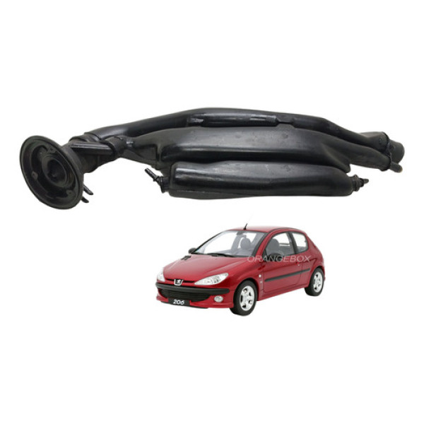 Gargalo Tanque Combustível Peugeot 206 1.4 2008 Preto