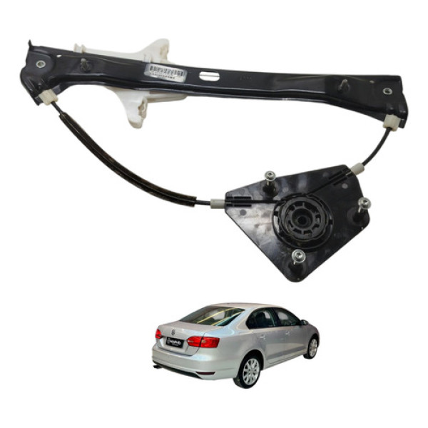 Máquina Vidro Traseiro Esquerdo Jetta Tsi 2013 2014