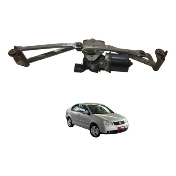 Motor Galhada Limpador Parabrisa Polo 2004 2005