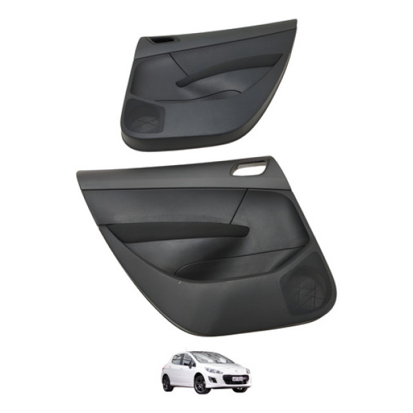 Par Forro Porta Traseiro Peugeot 308 2014 2015