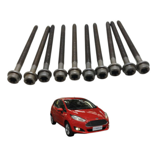 Kit Parafuso Cabeçote New Fiesta 1.6 Sigma 2013 2014 2015