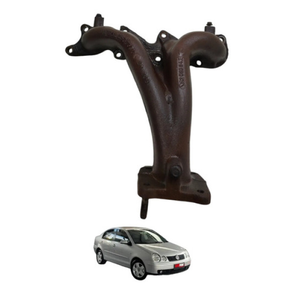 Coletor Escapamento Polo 1.6 2004 2005