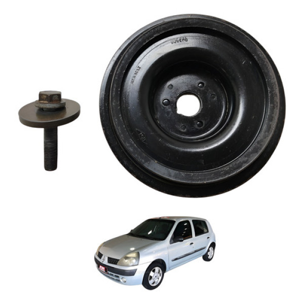 Polia Virabrequim Clio 1.0 8v 2004 2005