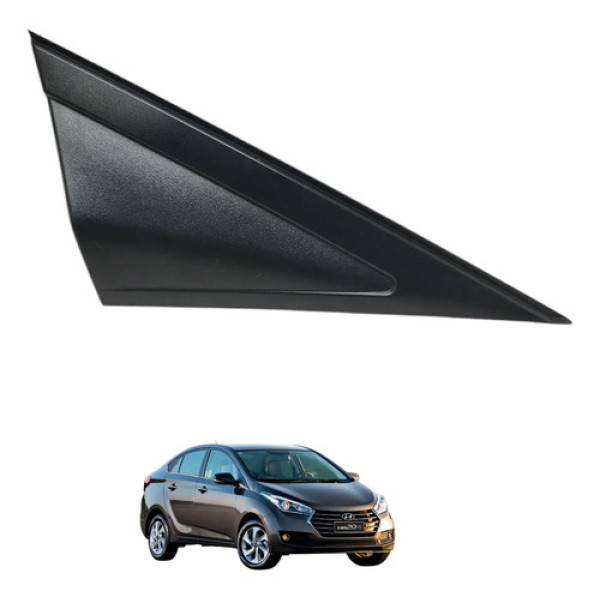 Acabamento Externo Retrovisor Direito Hb20 2017 2018 Preto
