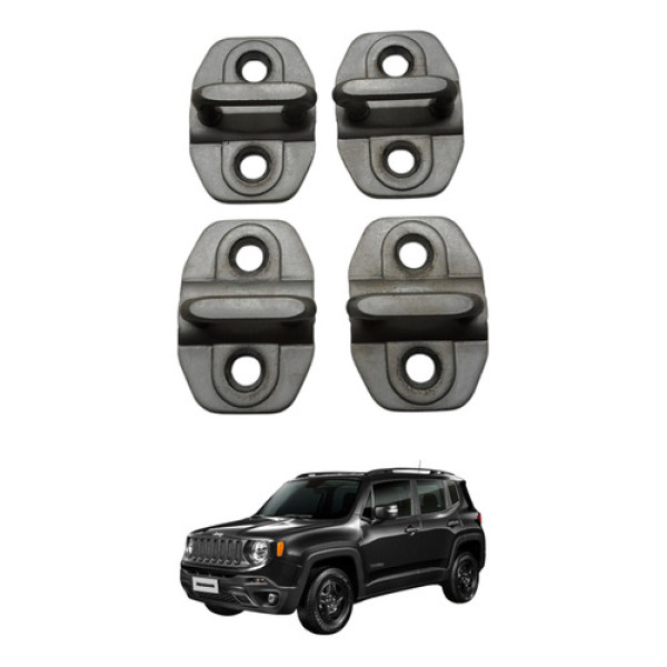 Jogo Batente Porta Jeep Renegade 1.8 2017 2018 Original