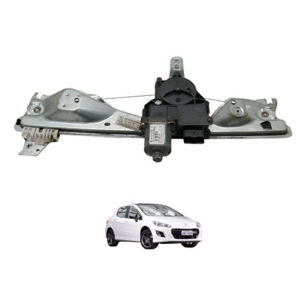 Máquina Vidro Traseiro Esquerdo Peugeot 308 1.6 2014 2015