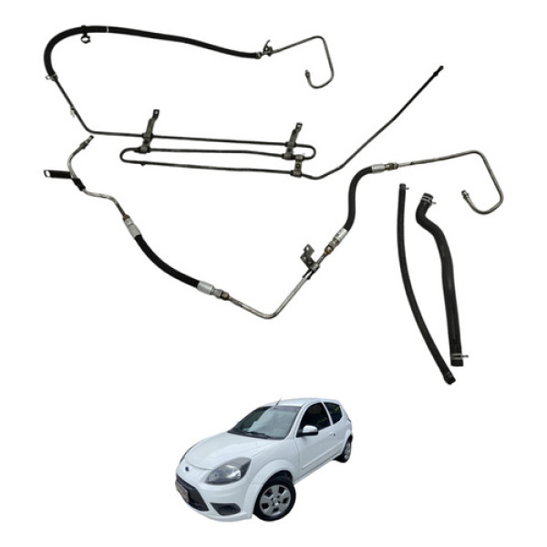 Kit Mangueira Direção Hidráulica Ford Ka 1.0 2012 2013
