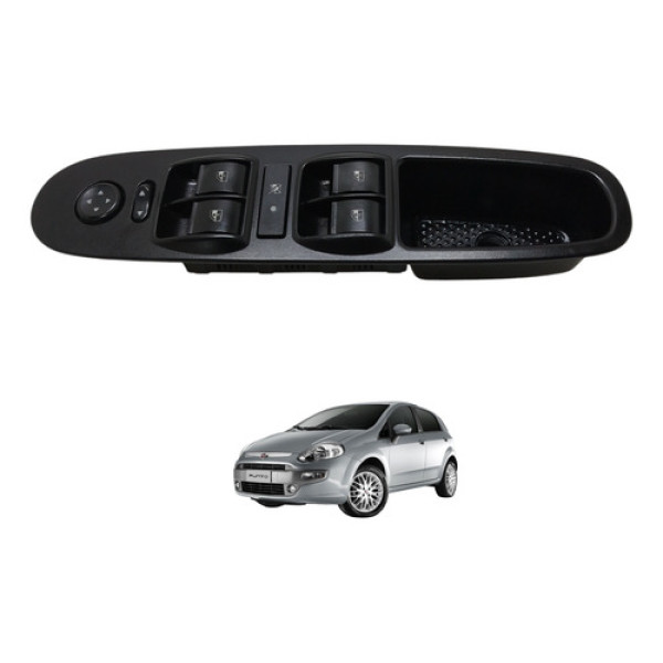 Botão Vidro Dianteiro Esquerdo Punto 2013 2014