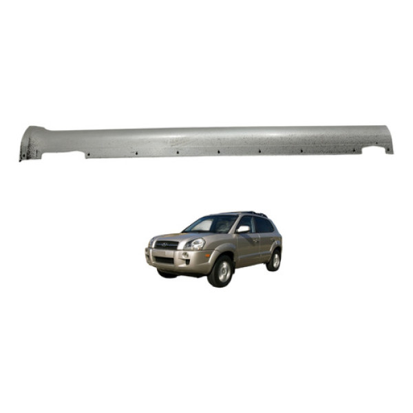 Spoiler Soleira Caixa Ar Direta Tucson 2010 2011 Prateado