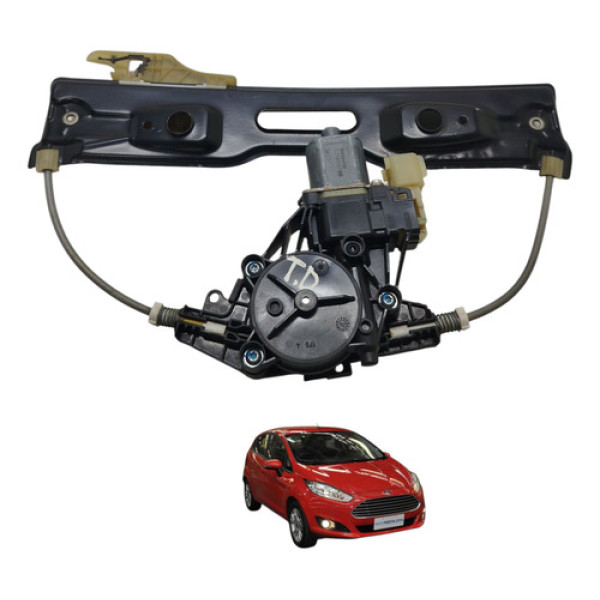 Máquina Vidro Traseiro Direta New Fiesta 2013 2014 2015