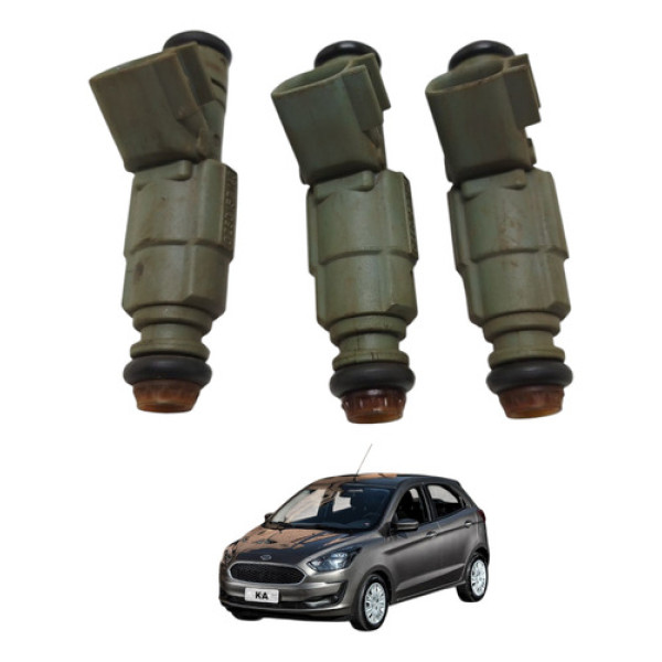 Jogo Bico Ford Ka 1.0 3cc 2017 2018 2019