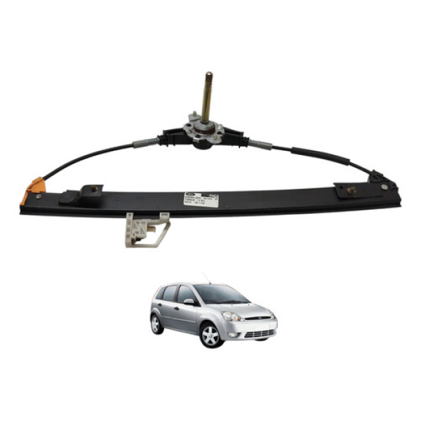 Máquina Vidro Traseiro Direito Fiesta 2003 2004 2005