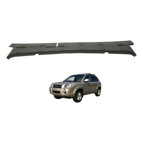 Soleira Porta Malas Tucson 2009 2010 2011 Cinza-escuro