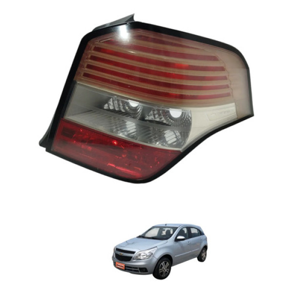 Lanterna Traseira Direita Agile 2011 2012 2013 Direito/passageiro Vermelho