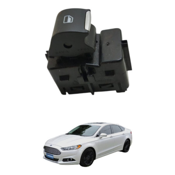 Botão Vidro Elétrico Traseiro Esquerdo Fusion 2014 2015