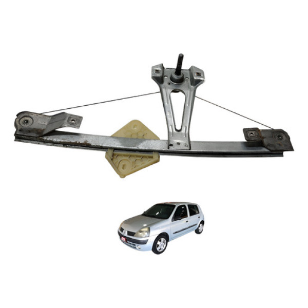 Máquina Vidro Traseiro Direito Clio 2004 2005