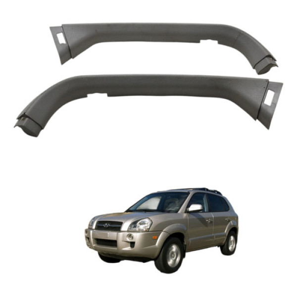 Par Acabamento Vidro Tampa Traseira Tucson 2009 2010