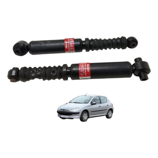 Par Amortecedor Traseiro Peugeot 206 2007 2008 2009
