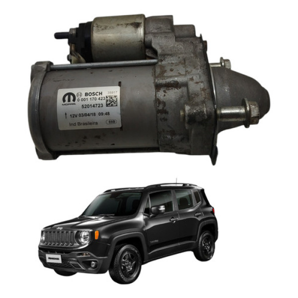 Motor Arranque Partida Jeep Renegade 1.8 Flex 2018