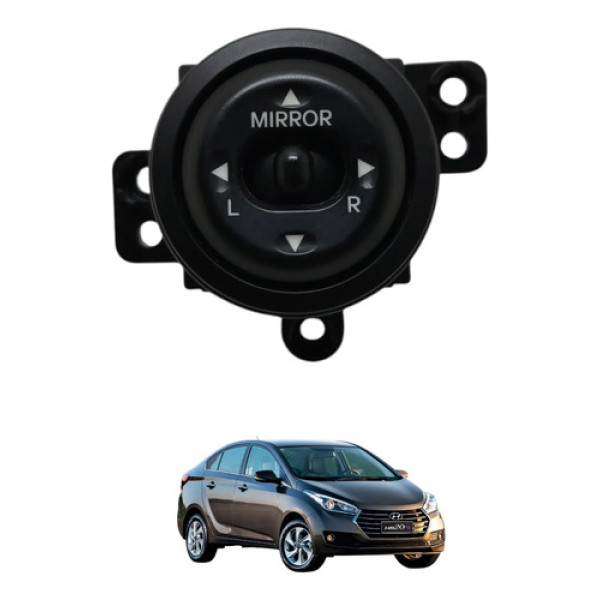 Botão Regulagem Retrovisor Hyundai Hb20 2017 2018