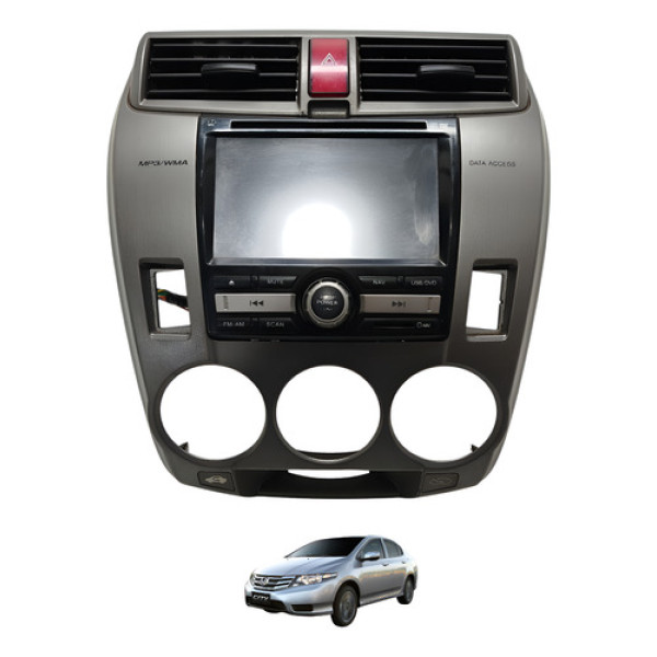 Rádio Central Multimídia Honda City 2013 2014