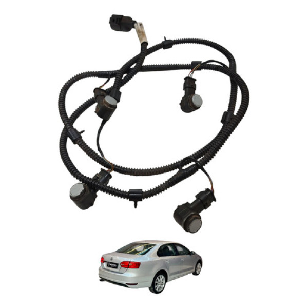 Chicote Sensor Estacionamento Traseira Jetta Tsi 211cv 2014