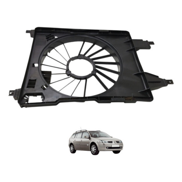 Defletor Ventoinha Radiador Megane 1.6 2008 2009