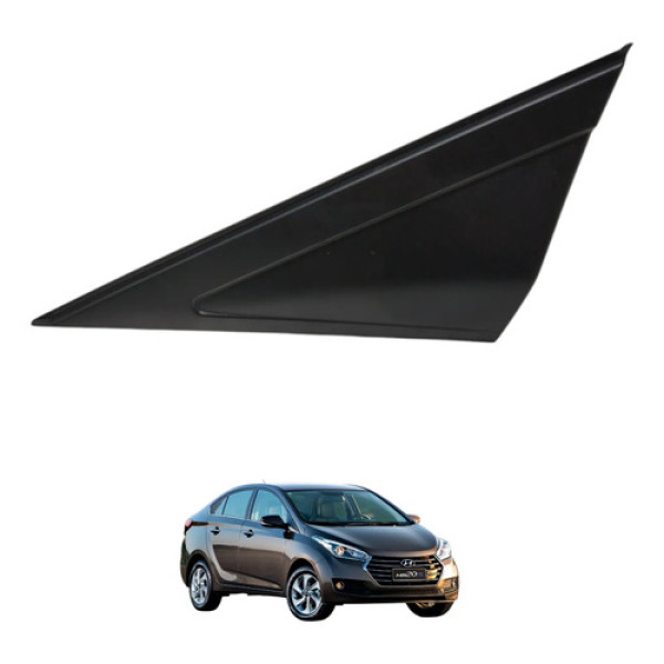 Acabamento Externo Retrovisor Esquerdo Hb20 2017 2018 Preto