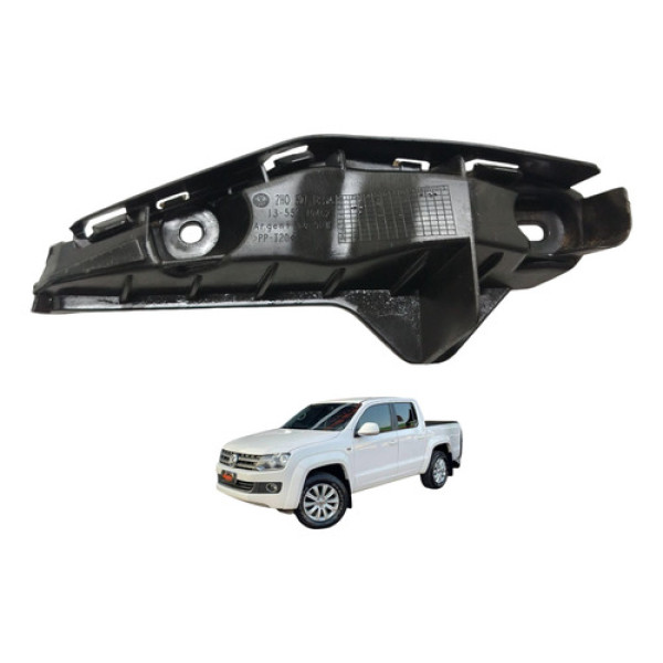 Guia Parachoque Dianteiro Esquerdo Amarok 2011 2012 2013 Vw