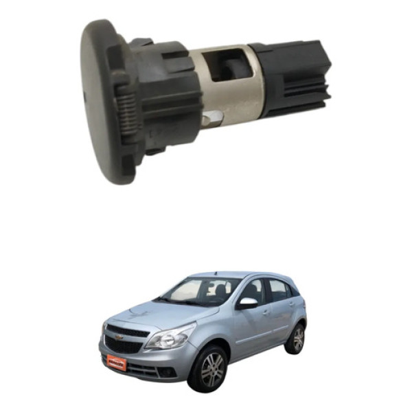 Tomada 12v Agile 1.4 2011 2012 2013 Preto