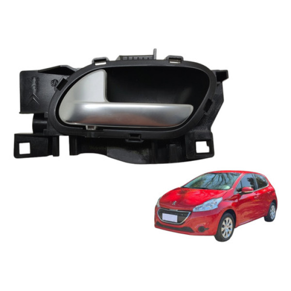 Maçaneta Interna Dianteira Esquerda Peugeot 208 2013 A 2016