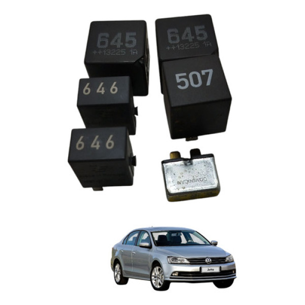 Jogo Relé Volkswagen Jetta 2.0 Tsi 211cv 2013 2014