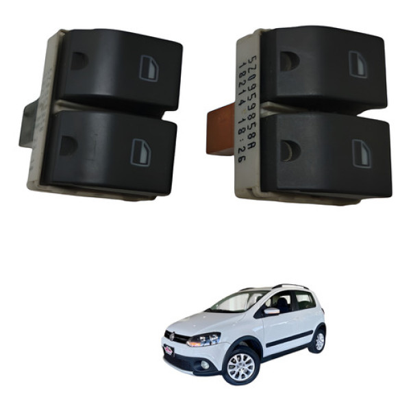 Botão Vidro Elétrico Dianteiro Esquerdo Crossfox 2013 2014